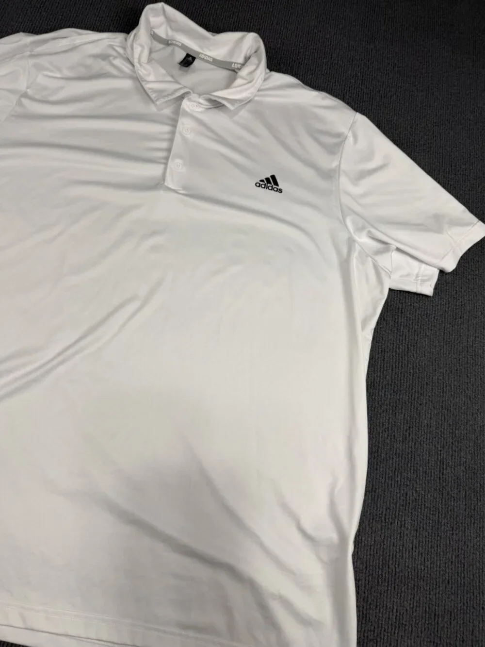 Adidas Mens White Golf Polo Shirt 3XL